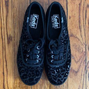 Keds Leopard Sequin Sneaker